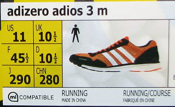 adidas shoe size chart australia