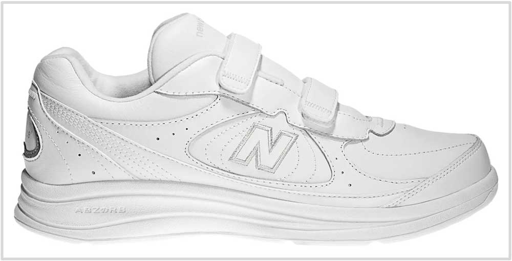 white tennis shoes with velcro straps