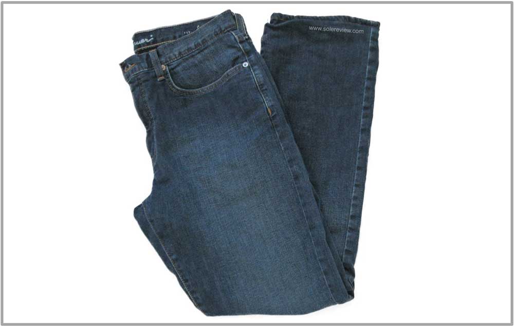 eddie bauer fleece lined jeans
