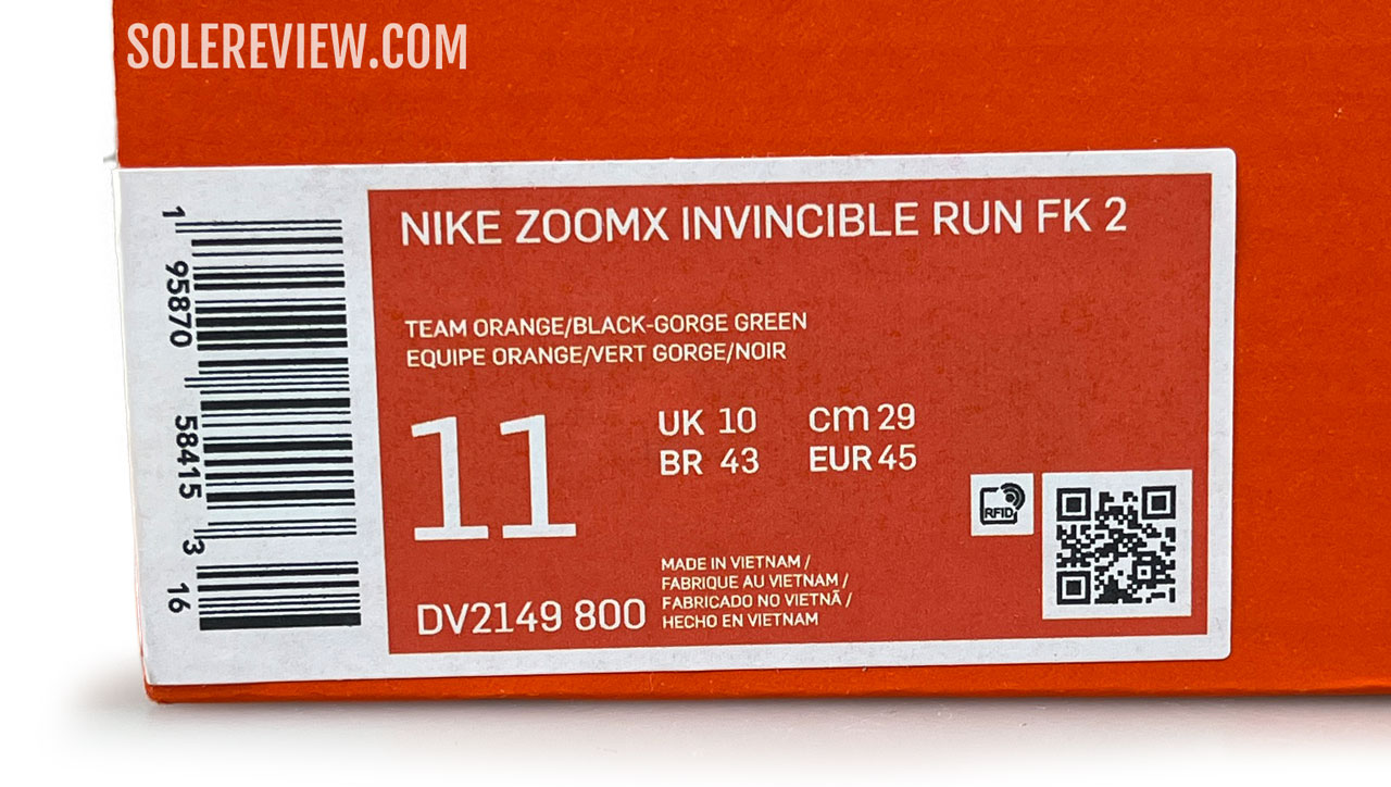 Nike Invincible 2 Review